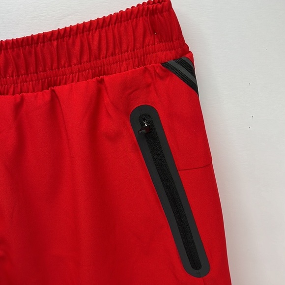SPYDER MEN'S ACTIVE WEAR, SWIMSUIT OR WORKOUT SHORTS. RED LARGE WITH 2 POCKETS - Picture 6 of 15